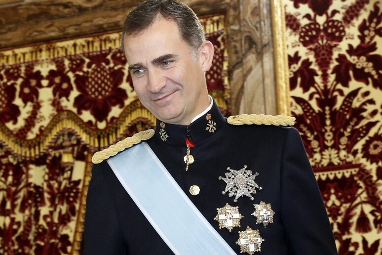 Il re di Spagna Felipe VI © ANSA/EPA