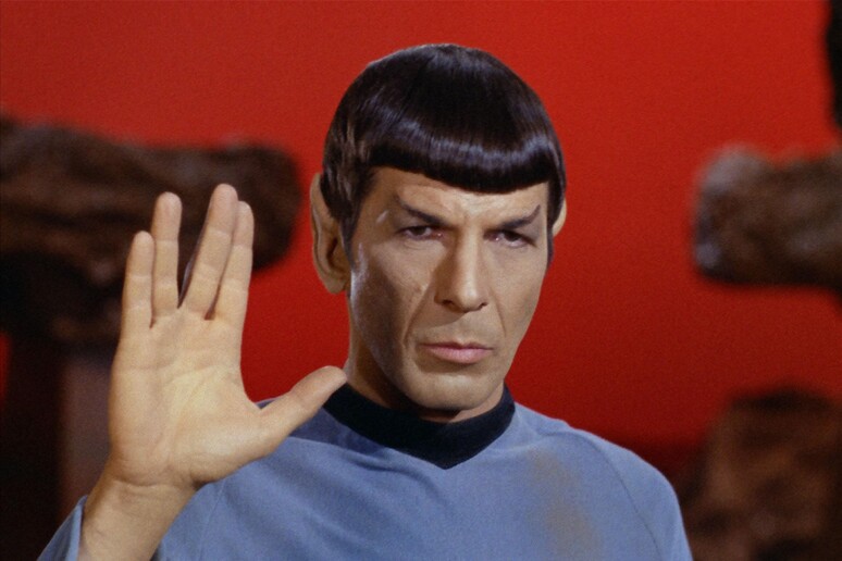 Leonard Nimoy alias Spock in Star Trek - RIPRODUZIONE RISERVATA