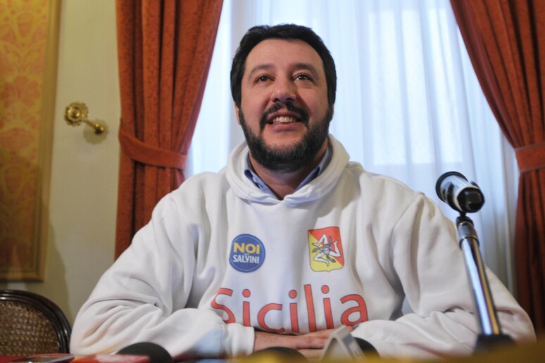 Lega: Salvini a Palermo - RIPRODUZIONE RISERVATA