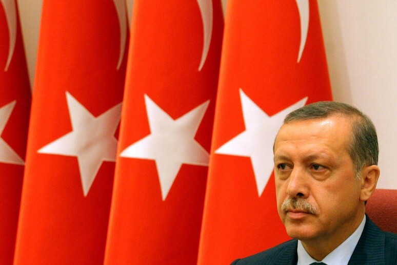 Il Presidente turco Recep Tayyip Erdogan © ANSA/EPA