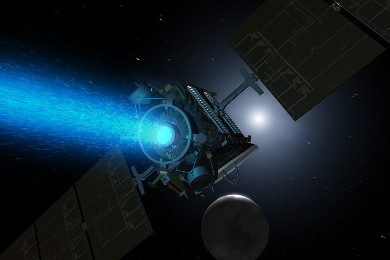 La sonda Dawn in orbita attorno Cerere (fonte: NASA/JPL-Caltech) - RIPRODUZIONE RISERVATA