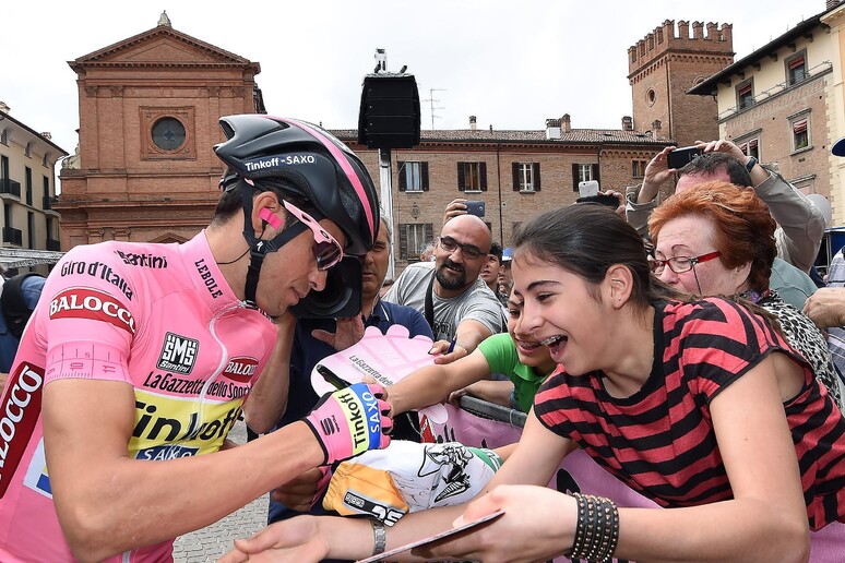 Contador: "giornata ok, voglio la maglia rosa a Milano" - RIPRODUZIONE RISERVATA