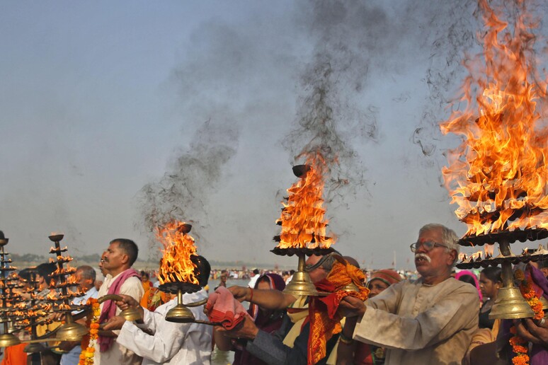 Immagine di repertorio del Festival Hindu © ANSA/AP
