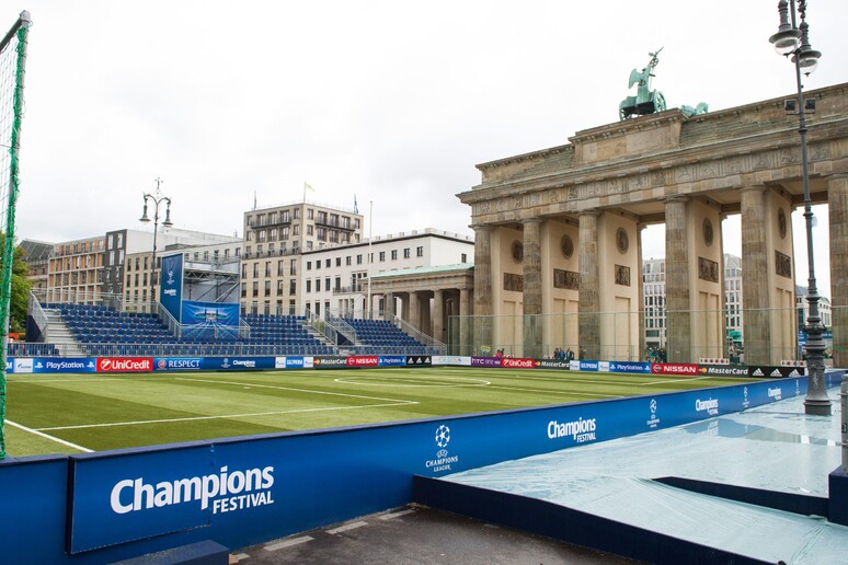 Champions League, i preparativi a Berlino © ANSA/EPA