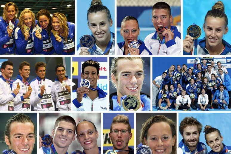 Tutti i medagliati azzurri a Kazan 2015 - RIPRODUZIONE RISERVATA