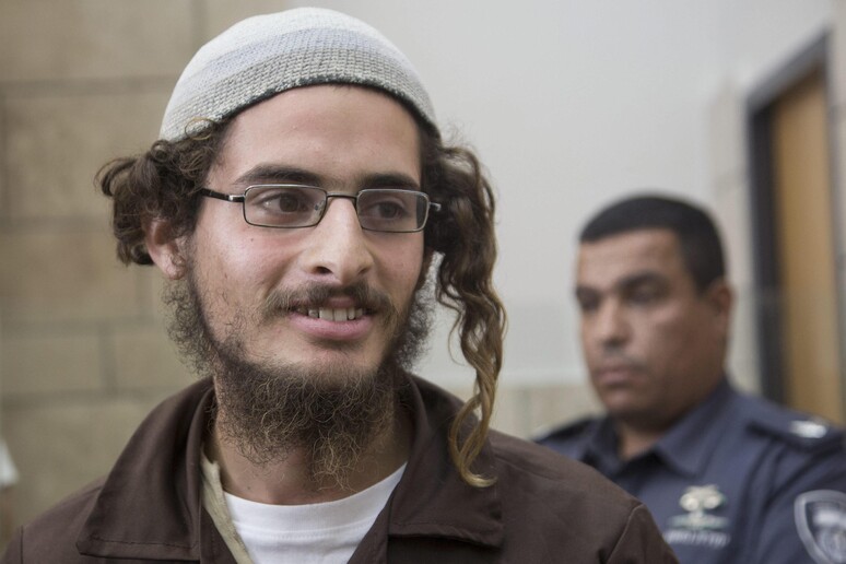 Meir Ettinger, il giovane indicato dalla stampa come  'un ideologo della destra eversiva ', arrestato nei giorni scorsi - RIPRODUZIONE RISERVATA