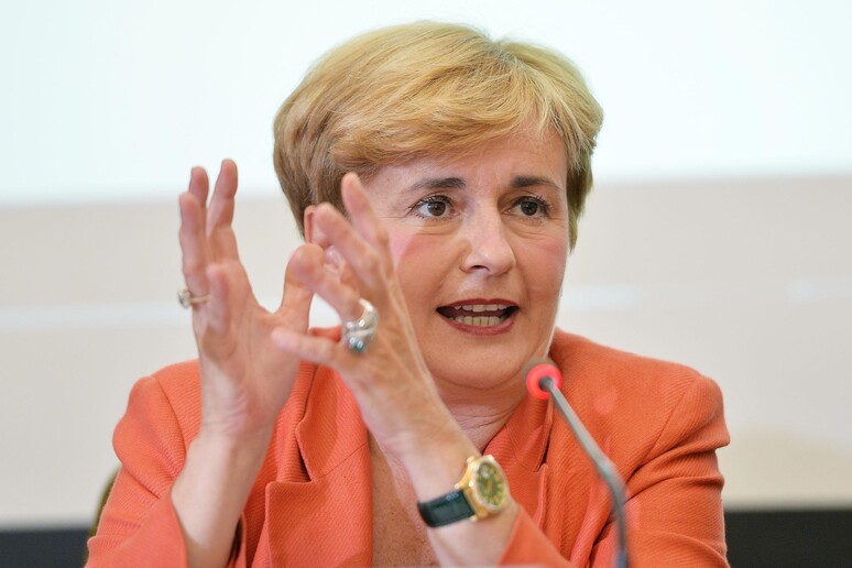 Federica Guidi, Ministro dello sviluppo economico, in un 'immagine d 'archivio - RIPRODUZIONE RISERVATA