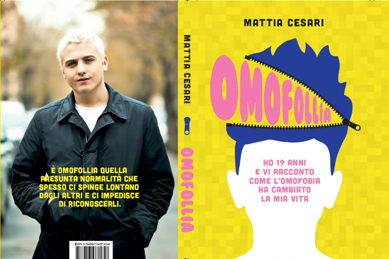 La copertina del libro  'Omofollia ' - RIPRODUZIONE RISERVATA