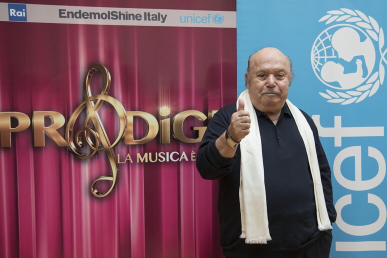 L 'attore e Ambasciatore UNICEF Italia Lino Banfi - RIPRODUZIONE RISERVATA