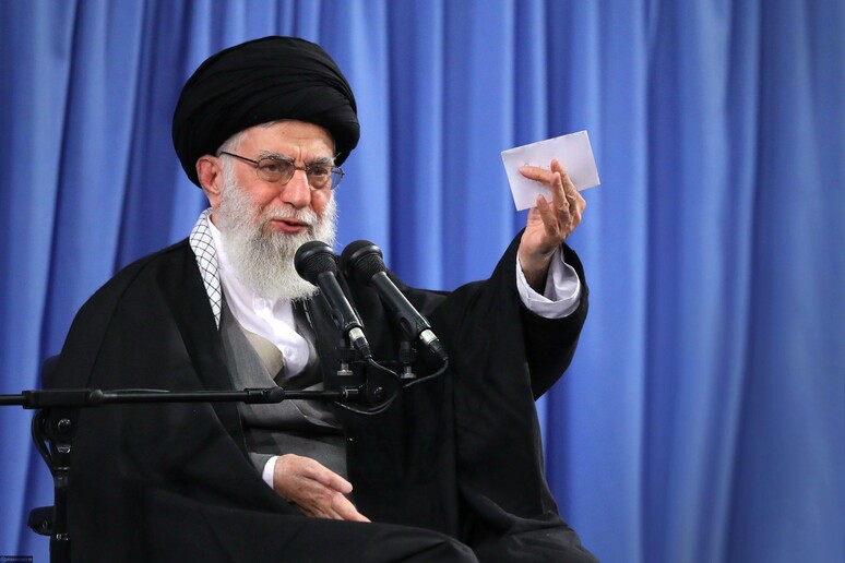 La guida suprema dell 'Iran, l 'ayatollah ali Khamenei © ANSA/EPA