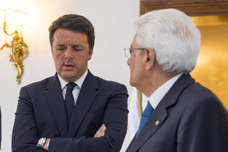 Renzi and Mattarella -     ALL RIGHTS RESERVED