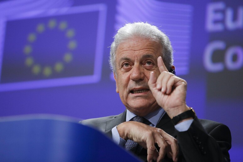 Il commissario Ue all 'immigrazione Dimitris Avramopoulos © ANSA/EPA