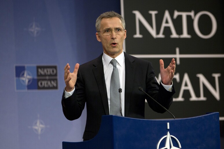 Il segretario generale della Nato, Jens Stoltenberg © ANSA/AP