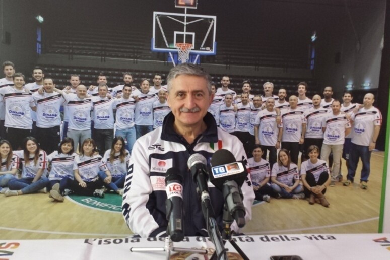 Basket: conferenza stampa coach Dinamo Sassari, Marco Calvani - RIPRODUZIONE RISERVATA