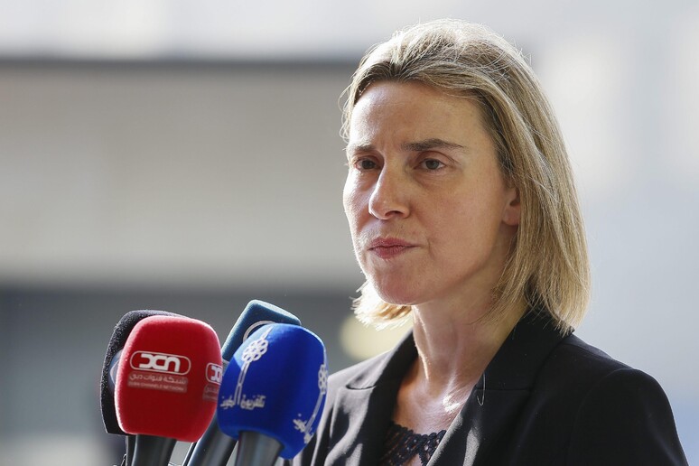 L 'Alto rappresentante per la Politica estera europea Federica Mogherini © ANSA/EPA
