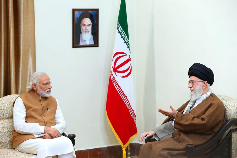 Il primo ministro indiano Narendra Modi a Teheran - RIPRODUZIONE RISERVATA