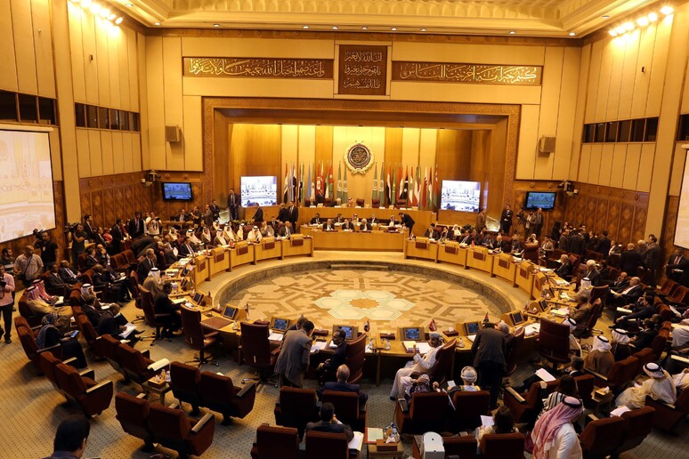 Una riunione ministeriale della Lega araba in una recente foto d 'archivio - RIPRODUZIONE RISERVATA