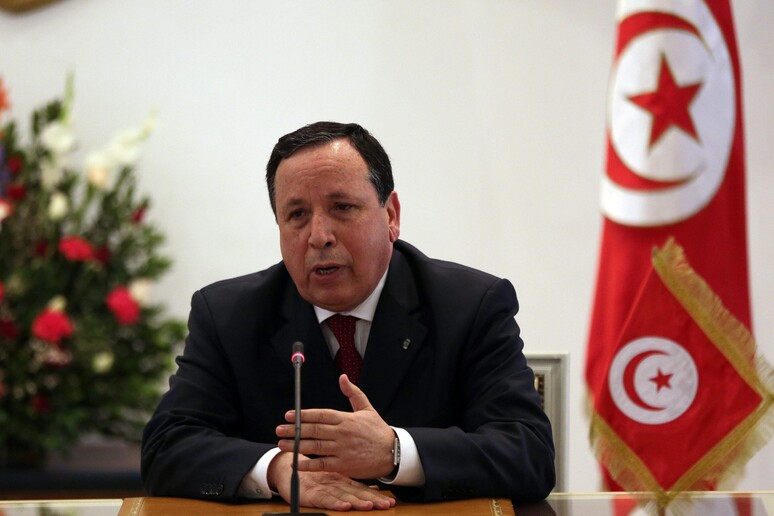 Il ministro degli Esteri tunisino Khemaies Jhinaoui -     RIPRODUZIONE RISERVATA