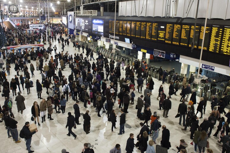 La stazione Waterloo a Londra © ANSA/EPA