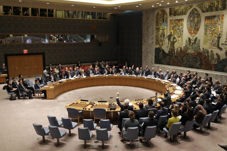 Il Consiglio di sicurezza dell 'Onu © ANSA/AP