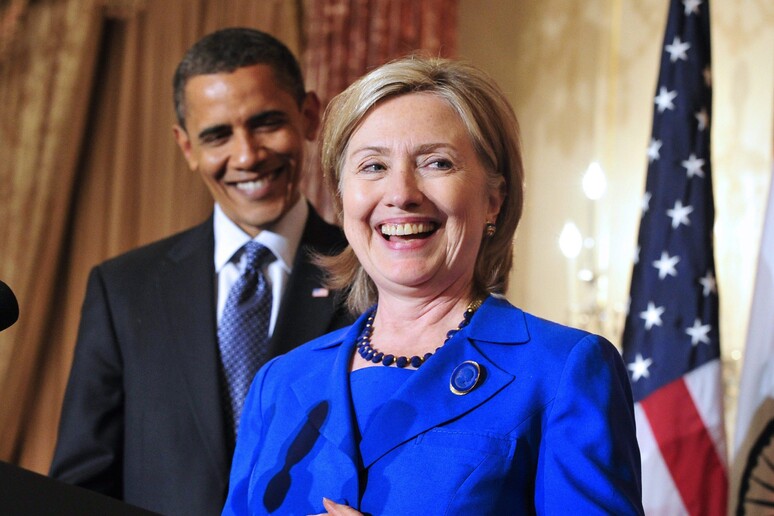 Barack Obama e Hillary Clinton - RIPRODUZIONE RISERVATA