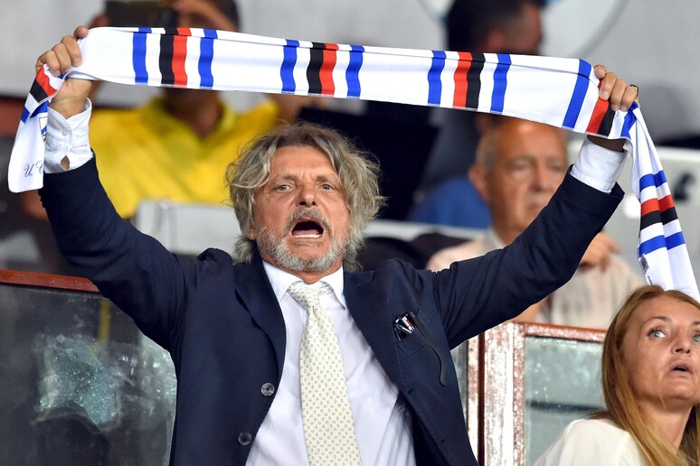 Il presidente della Sampdoria Massimo Ferrero - RIPRODUZIONE RISERVATA