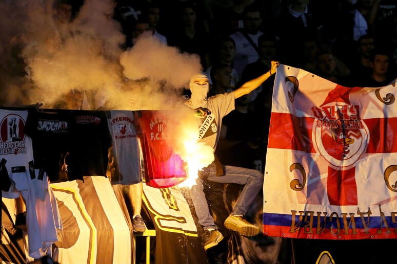 Partizan Belgrado-Stella Rossa Belgrado © ANSA/EPA