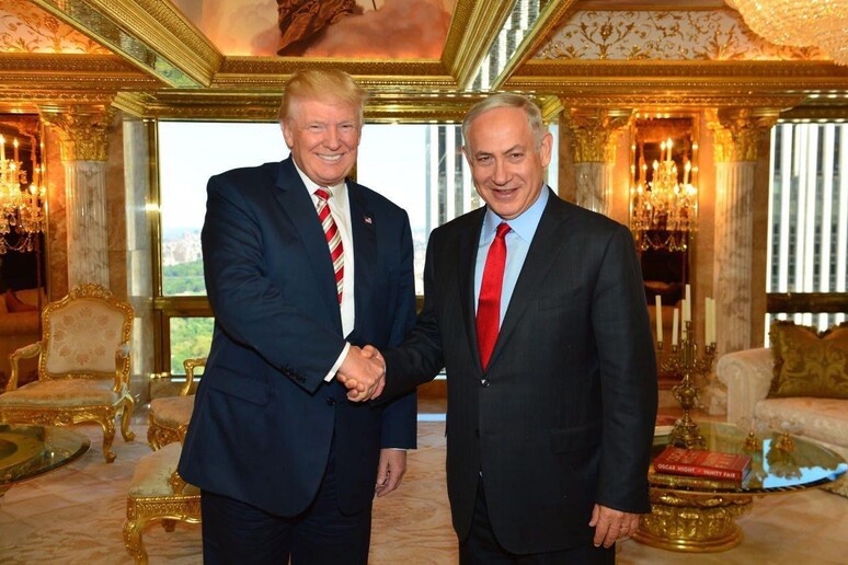 Donald Trump e Benyamin Netanyahu © ANSA/EPA