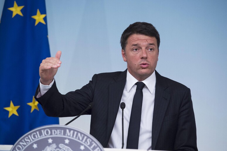 Il premier Matteo Renzi -     RIPRODUZIONE RISERVATA