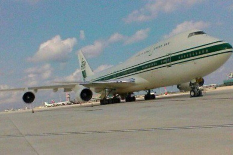 Il Boeing 747 del principe arabo - RIPRODUZIONE RISERVATA