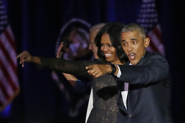 Barack e Michelle Obama © ANSA/AP