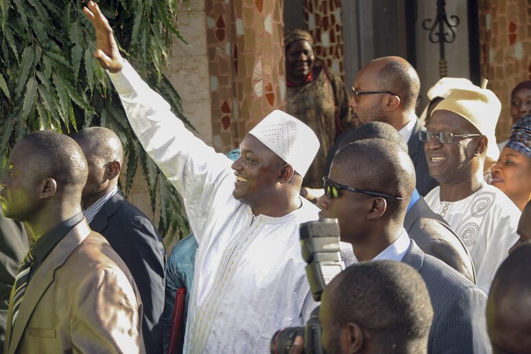 Il presidente eletto del Gambia Adama Barrow © ANSA/EPA