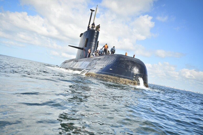Una foto del sottomarino ARA San Juan, archivio - RIPRODUZIONE RISERVATA