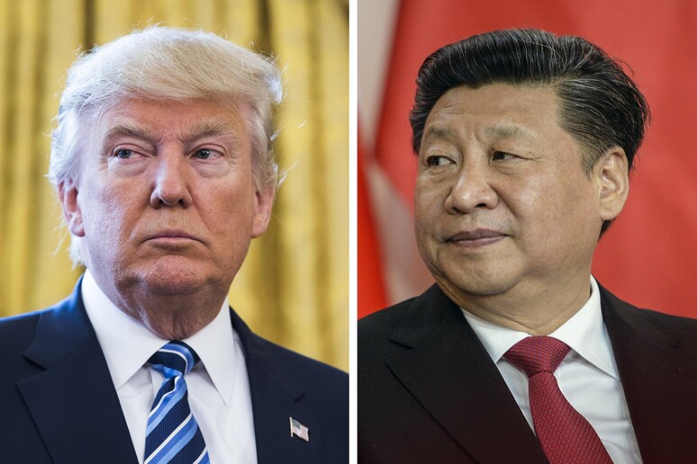 Donald J. Trump (s) e  Xi Jinping - RIPRODUZIONE RISERVATA