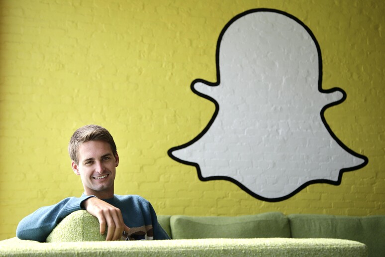Evan Spiegel, Ceo di Snapchat © ANSA/AP