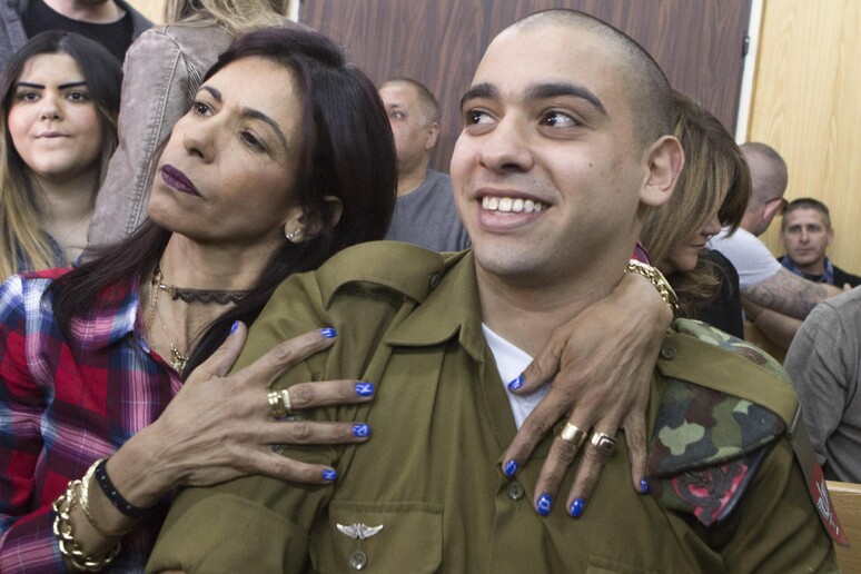 Il soldato israeliano Elor Azaria - RIPRODUZIONE RISERVATA