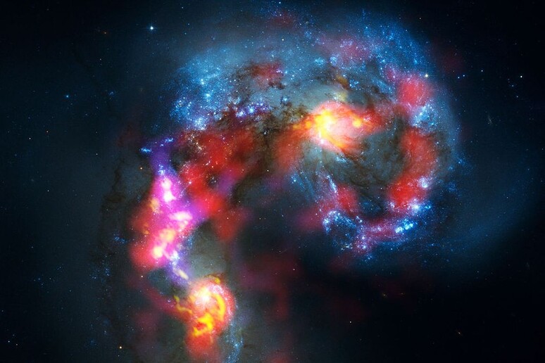 Un esperimento tra le stelle a caccia dei  'trucchi ' della fisica quantistica (fonte: ALMA/ESO/NAOJ/NRAO; NASA/ESA Hubble Space Telescope) - RIPRODUZIONE RISERVATA