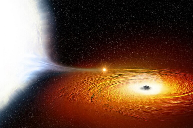 La piccola stella del sistema X9 è la più vicina a un buco nero mai osservata (fonte: Nasa) (fonte: NASA) - RIPRODUZIONE RISERVATA