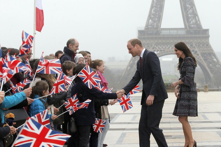 Duke and Duchess of Cambridge in Paris © ANSA/EPA