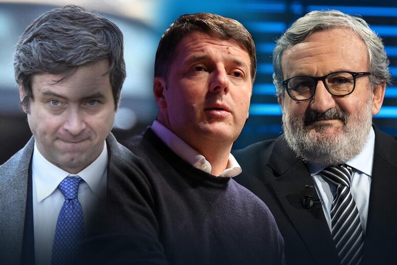 Una combo dei tre candidati al congresso. Andrea Orlando, Matteo Renzi e Michele Emiliano - RIPRODUZIONE RISERVATA