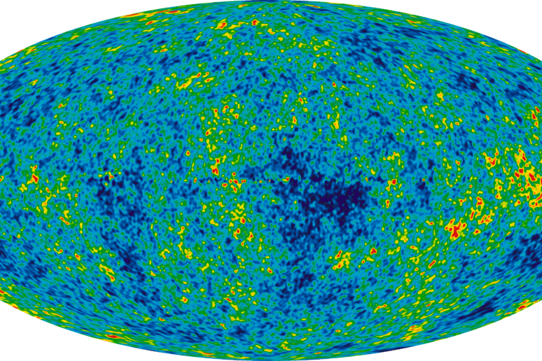 Rappresentazione dell 'universo primitivo ottenuta con la missione WMap (fonte: NASA / WMAP Science Team) - RIPRODUZIONE RISERVATA