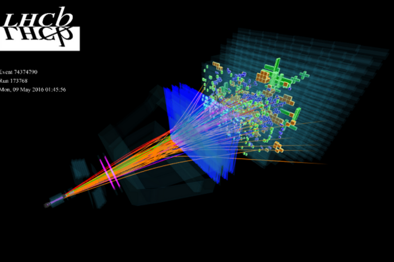 Le particelle scoperte grazie all 'esperimento Lhcb indicate in diversi colori (fonte: LHCb collaboration, CERN) - RIPRODUZIONE RISERVATA