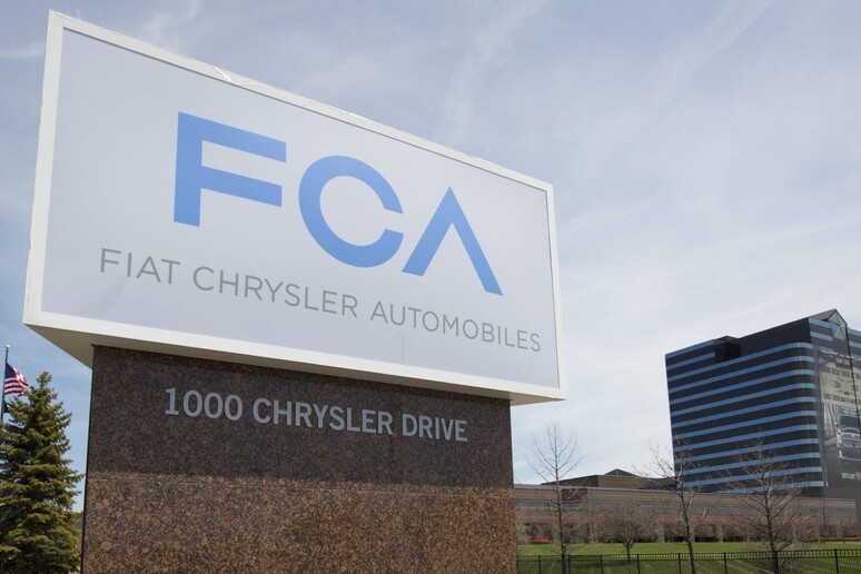 Il logo di Fiat Chrysler Automobiles (FCA) - RIPRODUZIONE RISERVATA
