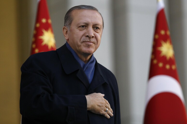 Il presidente turco Recep Tayyip Erdogan © ANSA/EPA