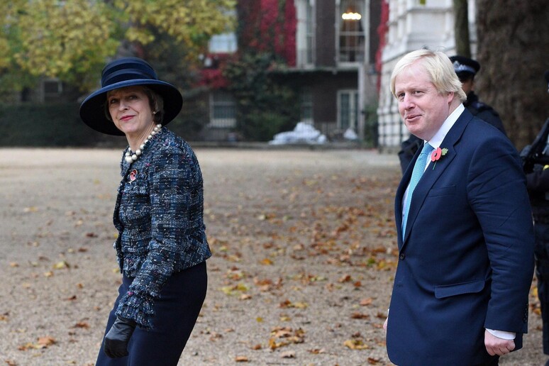 Theresa May e Boris Johnson - RIPRODUZIONE RISERVATA