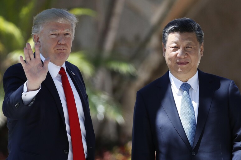 Donald Trump e Xi Jingping il 7 aprile scorso © ANSA/AP