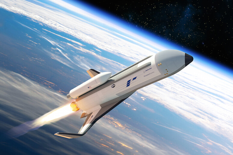 Rappresentazione artistica dello spazioplano XS-1 (fonte: Boeing) - RIPRODUZIONE RISERVATA