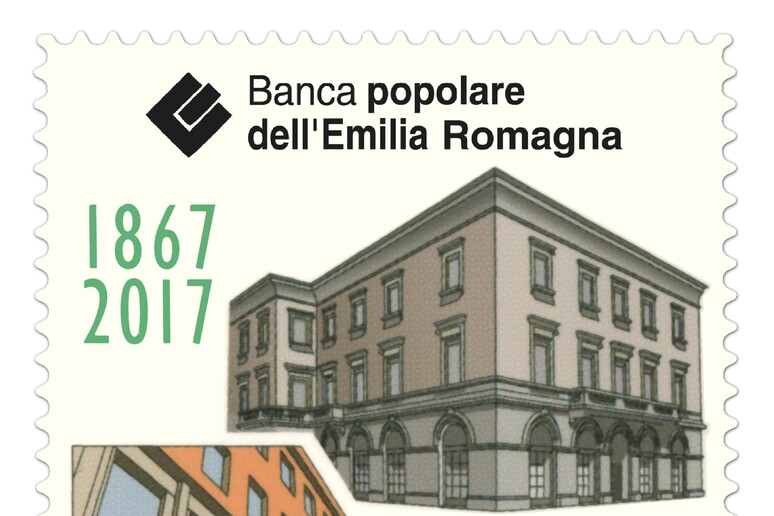 Banche: un francobollo celebra i 150 anni di Bper - RIPRODUZIONE RISERVATA
