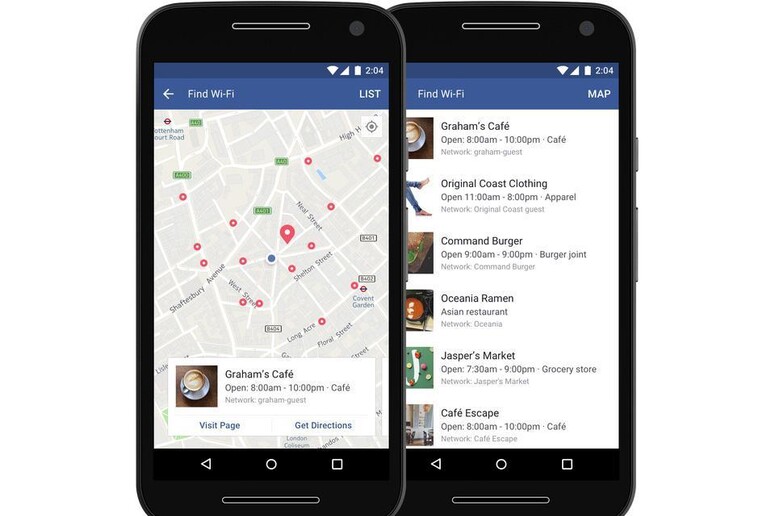 Facebook aiuta a trovare il WiFi gratis, anche in Italia - RIPRODUZIONE RISERVATA