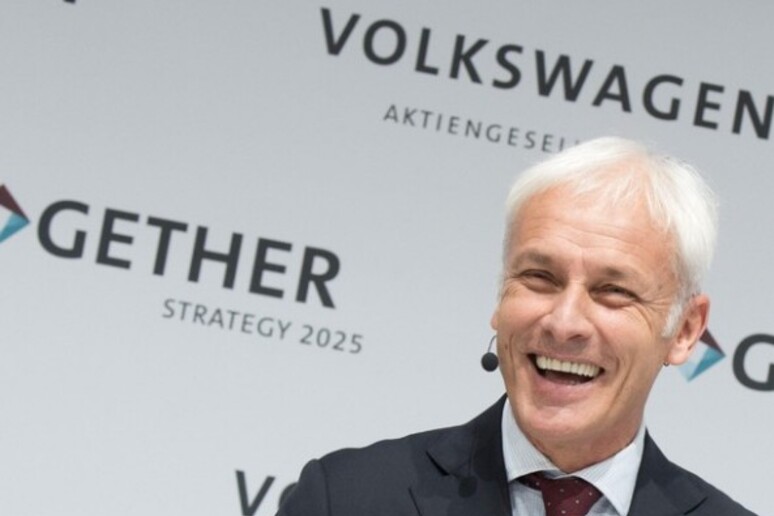 il Ceo del gruppo Volkswagen Matthias Mueller - RIPRODUZIONE RISERVATA